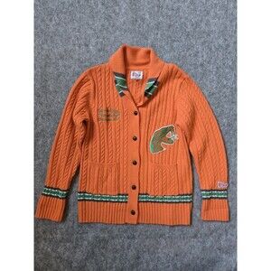 Florida A&M University FAMU Cardigan - Women’s-Green/Orange-Size XL